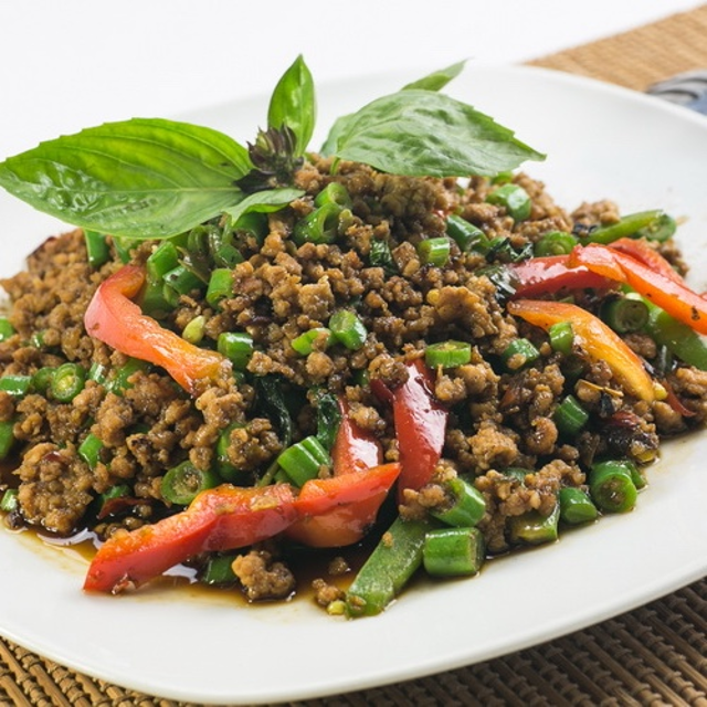 Pad-Kra-Pow (Medium Spicy).
