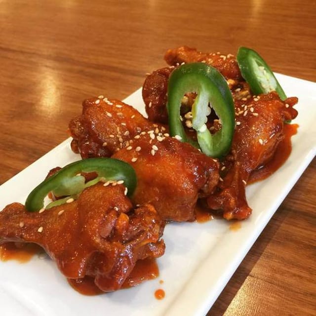 Spicy Chicken Wings.