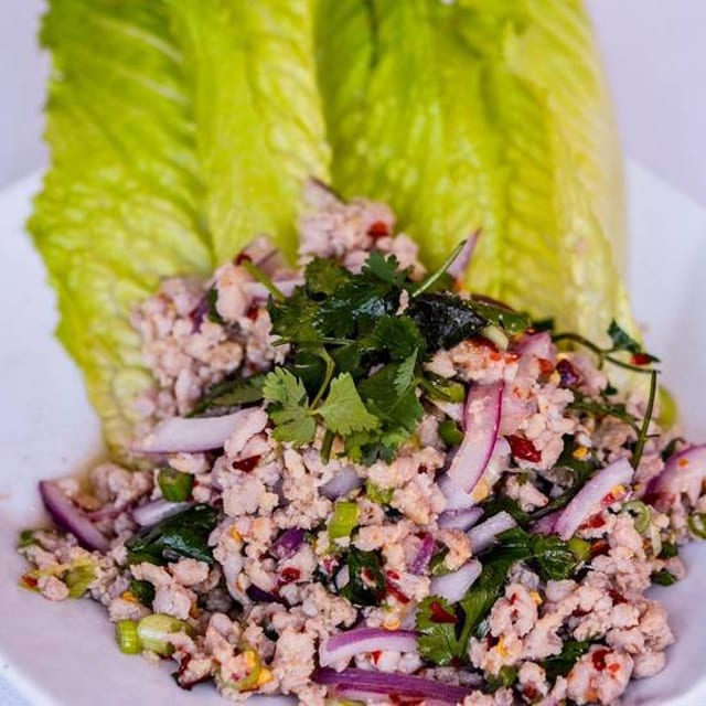 Chicken Larb Salad (Mild Spicy).