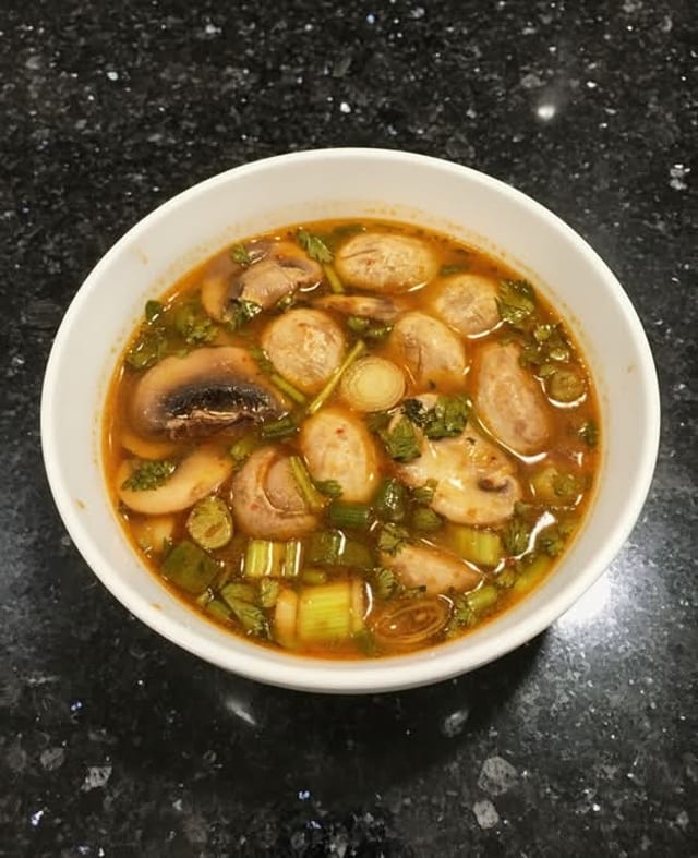 Tom Yum Shrimp Soup (Mild Spicy).